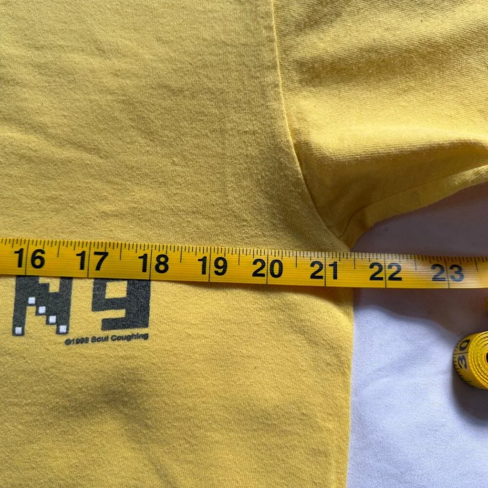 Soul Coughing Yellow T-shirt Size L - Picture 4 of 5